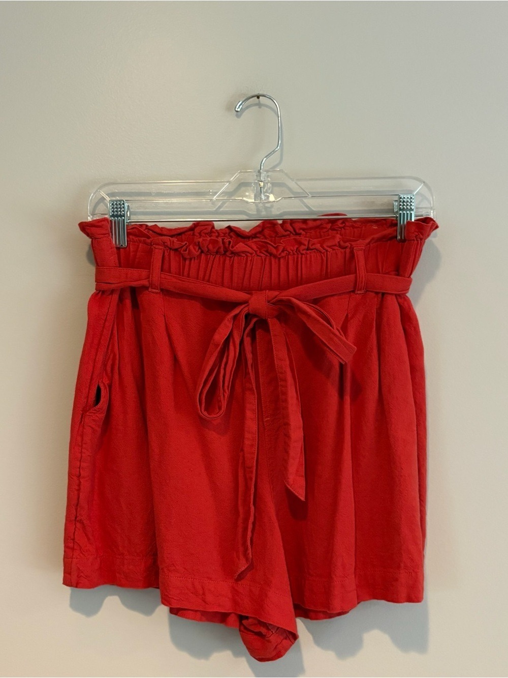 American Eagle Outfitters High Waist Belted Shorts Size L